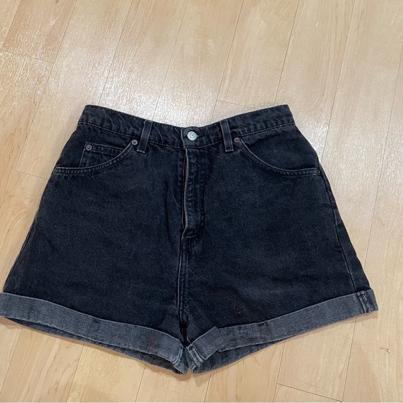 Levi's Pants - Vintage Levi’s Orange Tab Cuffed Black Shorts Sz 13